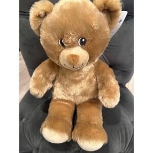 Build a Bear Workshop Teddy Bear Plush Stuffed Animal Golden Brown New with Tags
